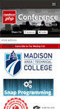 Mobile Screenshot of madisonphpconference.com